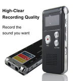 Digital Voice Audio Recording Device with Playback Microphone Song Player Portable Tape Recorder for Lectures Meetings