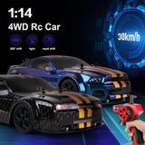 1:14 High-speed Drift 30km/h 4wd Racing 2.4g Remote Control Car Children's Toy Gift