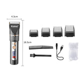 Kemei electric scissors KM-5073 cross-border LED digital display long endurance electric scissors USB hair clipper