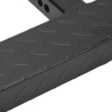 Hitch Steps 220LBS Load Capacity Antislip Surface  Iron Towing Bumper Guard with Pin Lock for Most Cars SUVs Trucks Pickup