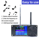 4.17 Air ATS25 Max Decoder Full Band Radio FM RDS AM LW MW SW SSB DSP Receiver Support 2.4inch Touch Screen