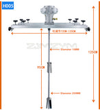 Pneumatic 1 Ton Air Agitator IBC Tank Mixer Machine 1000L Commercial Barrel Drum Stirrer With Support Hanger