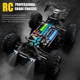 1:16 70km/H 4WD RC Car High Speed Off-Road Vehicle IPX4 With Led Remote Control Cars Drift Monster Truck 2023 New
