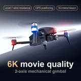 2022 M1 Pro 2 Drone 4k HD Mechanical 2-Axis Gimbal Camera 5G Wifi Gps System Supports TF Card Drones Distance 1.6km
