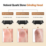 3 Gears Electric Grinder with Lights Portable Sandpaper File Heels Dead Skin Hard Cracked Pedicure Tool Foot Care