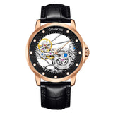 GUANQIN Business Sapphire Mechanical Automatic Winding Men's Watch Stainless Steel Waterproof Bracelet Accessories 2022 New