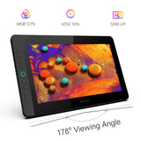 BOSTO BT-13HDK Portable Graphics Tablet 13.3 Inch H-IPS LED Screen Display Anti-glare Digital Art Drawing Pad