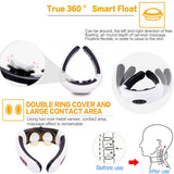 Health Care Neck Massage Products TENS Pulse Relieve Pain Deep Tissue Shiatsu Vibration Neck Shoulder Massager With Heat
