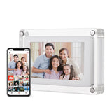 10.1 Inch WiFi Acrylic Photo Digital Picture Frame Built-in 8GB Memory for Friends Families, Frameo APP Sharing