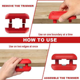 Banding Cutter with Tungsten Carbide Blades Veneer Woodworking Edge Trimmer Tool