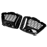 Top-1Pair Front Fog Lamp Grille Trim Cover For 3 Series G20 G21 G28 M340I 2019-2022 51118075649 51118075650