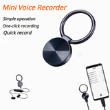 Mini Digital Recorder Keychain Intelligent Noise Reduction MP3 Player Smart Voice Actiaved Audio Sound Recording Pen Espia