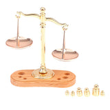 1/12 Dollhouse Miniature Accessories Mini Balance Scale Model Toys For Doll House Decoration