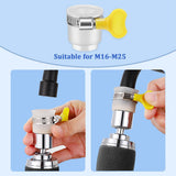 360-Degree Swivel Splash-Proof Aerator Pressurized Rotation Kitchen Filter Vegetable Washing Basin Faucet Extender
