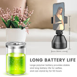 Desktop Mobile Phone Holder Stand For Cell Phone 360 Degree Object Tracking Gimbal Holders Support Smart Camera Shooting