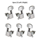 6pcs Sealed Locking 3L3R Tuning Pegs String Tuners Electric Acoustic Guitar Tuner hine Heads Knobs