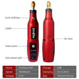 USB Cordless Rotary Tool Kit Woodworking Engraving Pen Grinding Polishing DIY For Jewelry Metal Glass Mini Wireless Drill