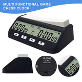 with Basic Bonus Delay and Positive Time Features Timer Portable Digital Chess Clock for Board Games