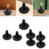 Metal Table Top Outdoor Lightweight High Capacity Rust Resistant Landscape Lanterns Torch for Garden Party Deck Decor Yard