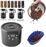 2 IN 1 Automatic Hot Air Coffee Bean Roasting Cooling Machine 80g Electric Coffee Roasters Coffee Bean Cooler With LED Display