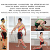 Stretching Treating Pain Improves Posture for Scoliosis Herniated Discs Resilient Stretch Strap 0.2in