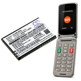 Mobile, SmartPhone 800mAh / 2.96Wh Battery For Gigaset：V30145-K1310-X470 GL590 GL390 Brondi：AMICO FAVOLOSO Saiet Ready Max