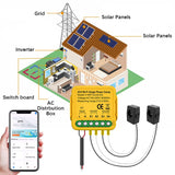 Tuya Wifi 2CH Power Meter Monitor Automation Notifications Smart Life Remote Control