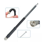 AR1106 Telescc 136-174mHz High Gain VHnti-Collision Extendable Antenna for WouXun Kenwood BAOFENG Walkie Talkie