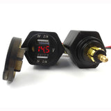 For Powerlet Plug to Dual USB Charger Adapter Voltmeter for Hella DIN Motorcycle 12-24V DC 5v 4.2A