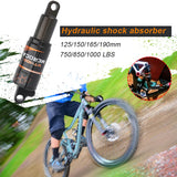 Discount Bicycle Oil Spring Rear Absorber 125/150/165/190mm Adjustable Shock Damper Reducer For Mountain Bike Scooter