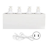 4 Bottles Adjustable Temperature Fast Heating Massage Oil Lotion Cream Single Bottle Heater Beauty Ease Clean