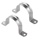 10 Stainless Steel U-Shaped Clamps, Half For Fittings Pipe Clamp -80Mm