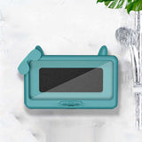 Cartoon Bathroom Mobile Box Wall Mounted Bracket 6 Inch Phone Storage Case Waterproof Shower Watching Holder