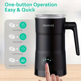 1pc, Electric Milk Frother, Household Fully Automatic 4-in-1 Function Frother, Hot And Cold Stirring Coffee Latte Art Milk Frother