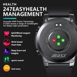 [2024 World Premiere]MASX Aurora One Smart Watch 1.43'' AMOLED Display Hi-Fi Phone Calls Military-grade Toughness for Men