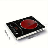 1pc, Electric Cooktop Portable Stove, Electric Hot Plate Single Burner Electric Stove Top Infrared Cooktop 3500W