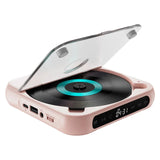 Portable 1200MAh Battery Stereo HIFI Music CD Player A-B Repeat Bluetooth Speaker Walkman Memory Function for Home Car