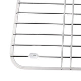 Stainless Steel Drainer Multifunctional Fruit Vegetable Dish Drying Rack Kitchen Sink Protector Grid