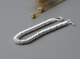 925 Sterling Silver Ethnic Style Women's Literary Forest Bracelet