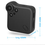 2024 New Mini IP Camera Smallest Wireless WiFi Cam HD 1080P Remote Portable Security CCTV Nanny Baby Phone APP Room Monitor