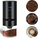 1pc Coffee Grinder Electric Burr, Small Cordless Coffee Grinder Mini With Multi Grind Setting, Portable Coffee Bean Grinder Automatic