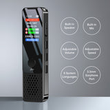 Digital Voice Recorder 64GB Activated Record Playback MP3 Music Player with Mic and Speaker 1536KBPS High Recording for kids