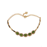 Women's Gold-plated Hotan Jade Bracelet