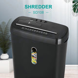 220V Paper Shredder Cross-cut ffice 12L Large Capacity Electric Document Strip Level 2 Confidential 8 9 Sheet Shredding