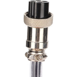 4 Pin for Cb Ham Radio Female Plug Hand Microphone Coil Spring Rope Wire Mic Cable Cord