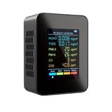 Monitor calidad del aire interior con pantalla LCD - Batería polímero litio recargable Comprobador fiable de la cali