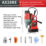 AX28/AX28RE Maximum 28mm,Powerful Magnetic 220V Portable Electric Mag Drill Press Drilling hine