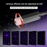 Mini Star Projector Portable USB Powered Ceig Projection Lamp Atmosphere Props Home Decoration for Living Room Party