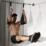 Hanging Ab Straps for Pull Up Bar & Abdominal Muscle Building, Rip Resistant and Padded Arm Support for Ab Workout