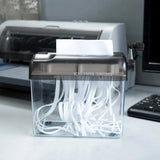 Mini Manual Portable A6 Hand Paper Cutting Shredder Strip-cut hine Office Teaching Supplies Durable Cutter